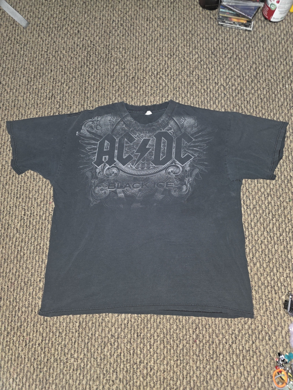 AC/DC Black Ice Graphic Band Tee - Black